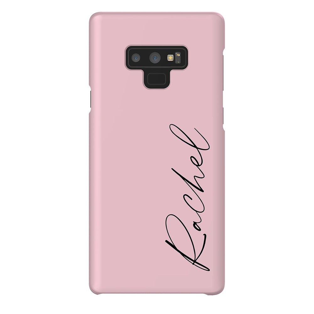 Personalised Bloom Script Name Samsung Galaxy Note 9 Case