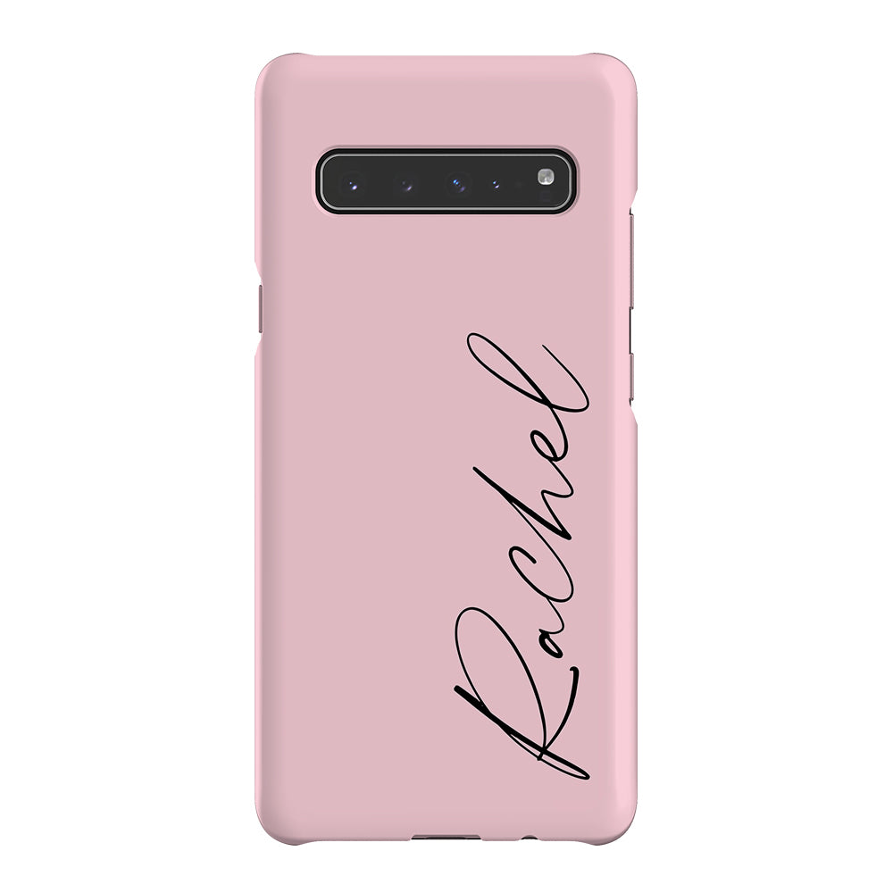 Personalised Bloom Script Name Samsung Galaxy S10 5G Case