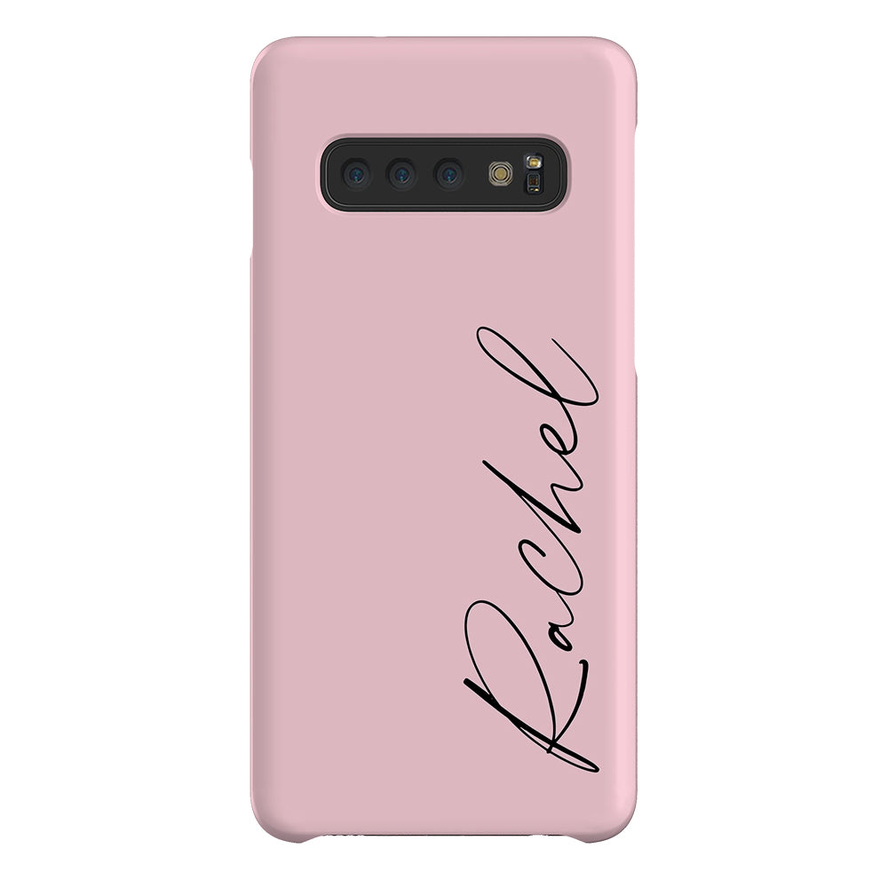 Personalised Bloom Script Name Samsung Galaxy S10 Plus Case