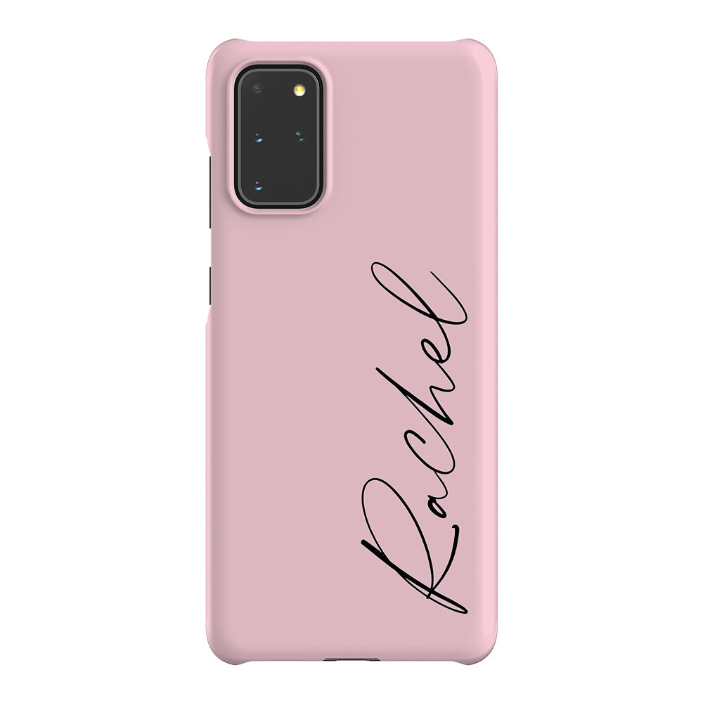 Personalised Bloom Script Name Samsung Galaxy S20 Plus Case