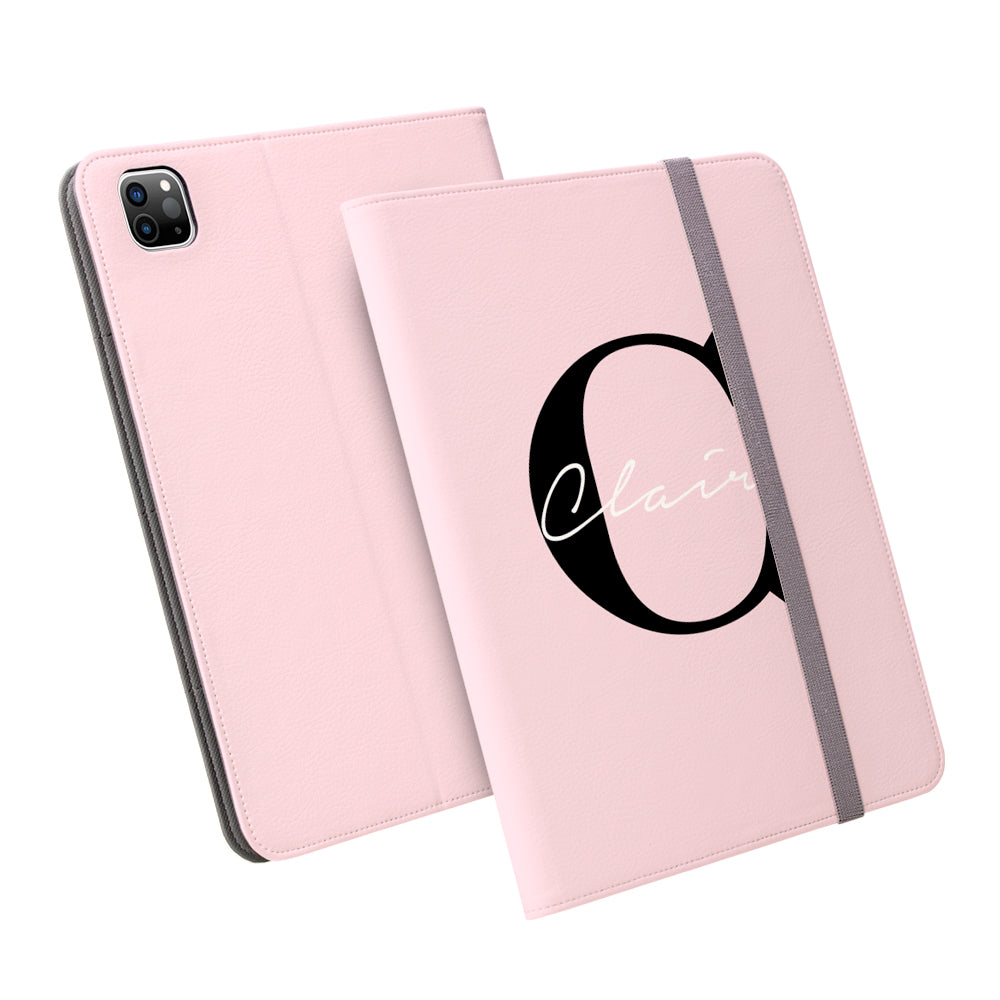 Personalised Bloom Name Initial iPad Pro Case