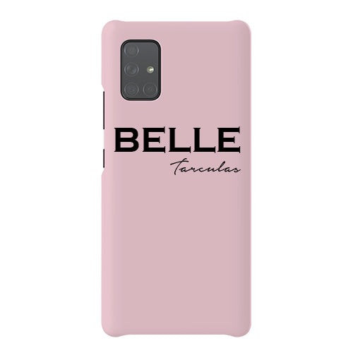 Personalised Bloom Name Samsung Galaxy A71 Case