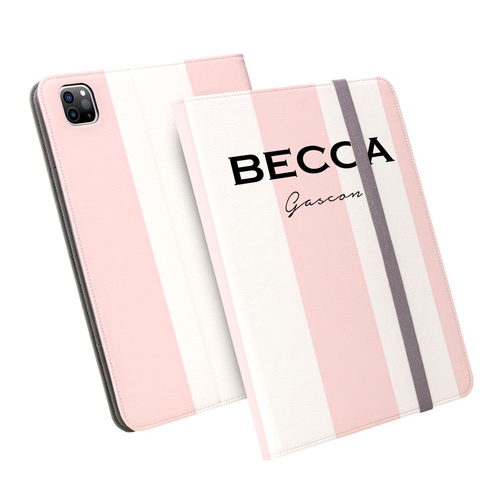 Personalised Bloom Stripes iPad Pro Case