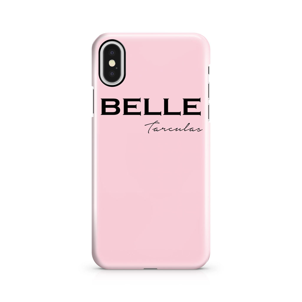 Personalised Bloom Name iPhone X Case