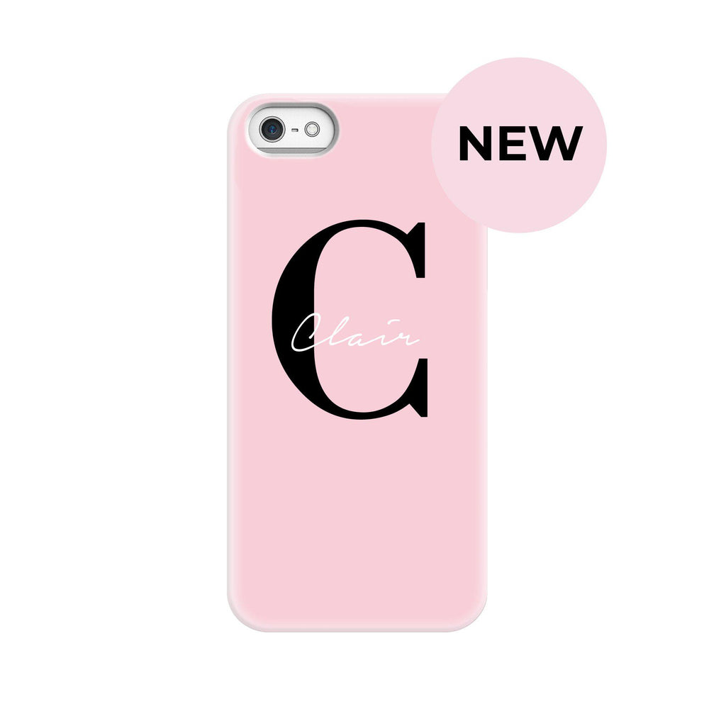 Personalised Bloom Name Initial iPhone 5/5s/SE (2016) Case