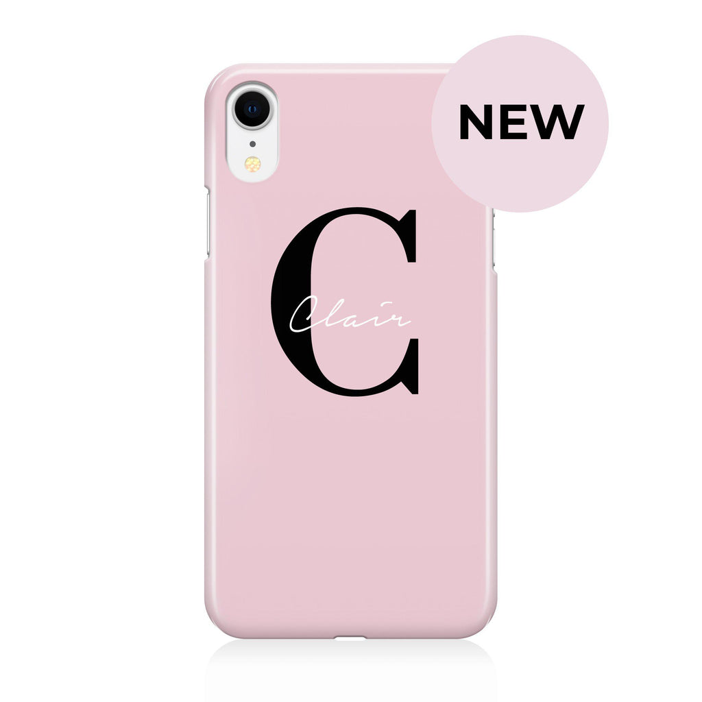 Personalised Bloom Name Initial iPhone XR Case