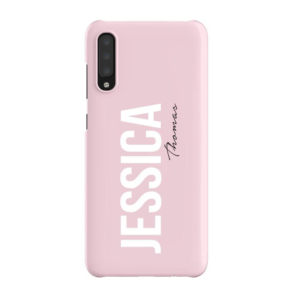 Personalised Bloom Side Name Samsung Galaxy A70 Case