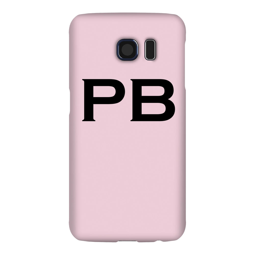 Personalised Bloom Top Initials Samsung Galaxy S6 Case