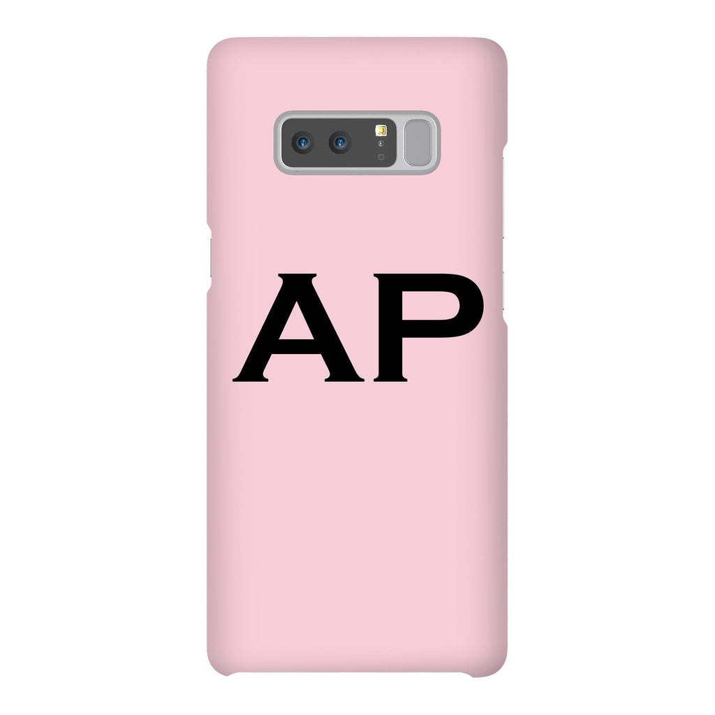 Personalised Bloom Top Initials Samsung Galaxy Note 8 Case