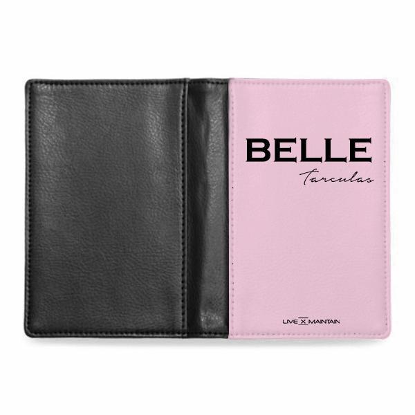 Personalised Bloom Pink Name Passport Cover