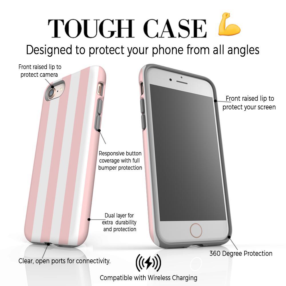 Personalised Bloom Stripe iPhone SE Case
