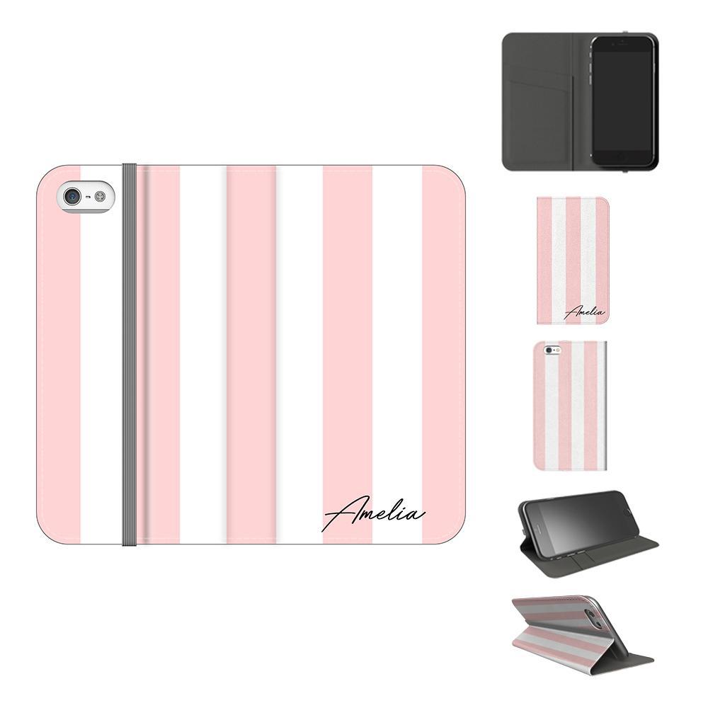 Personalised Bloom Stripe iPhone 5/5s/SE (2016) Case