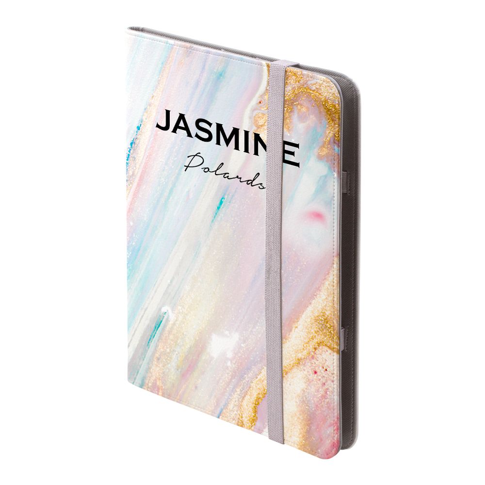Personalised Blush Marble Name iPad Pro Case