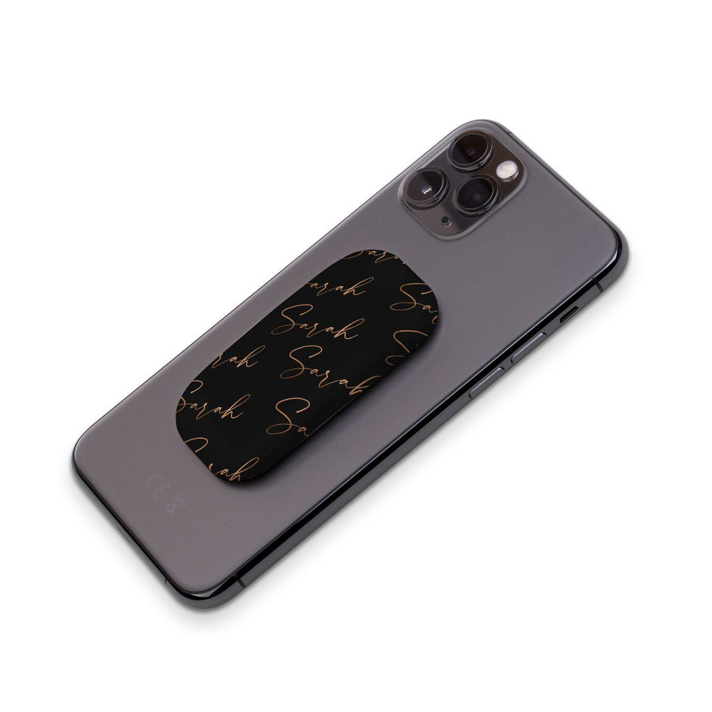 Personalised Bronze Name All Over Clickit Phone grip