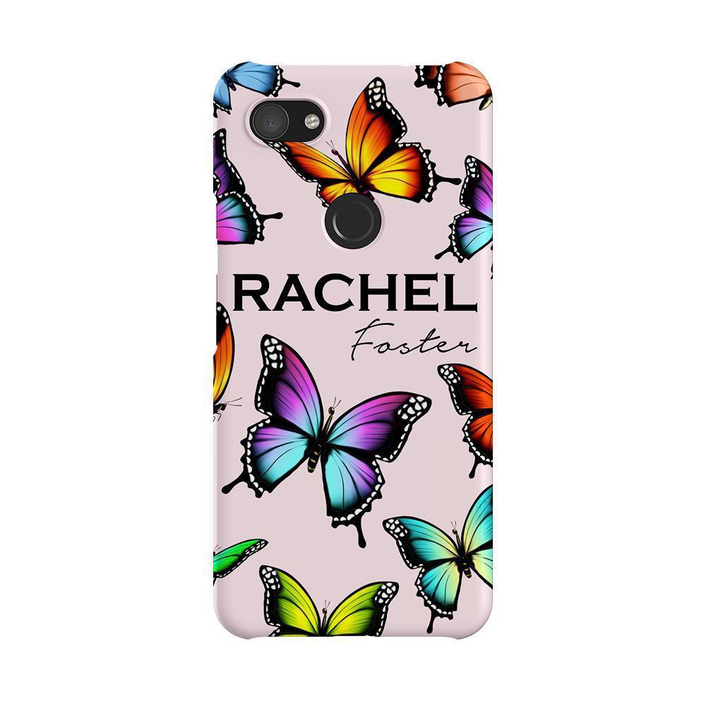 Personalised Butterfly Name Google Pixel 3A XL Case