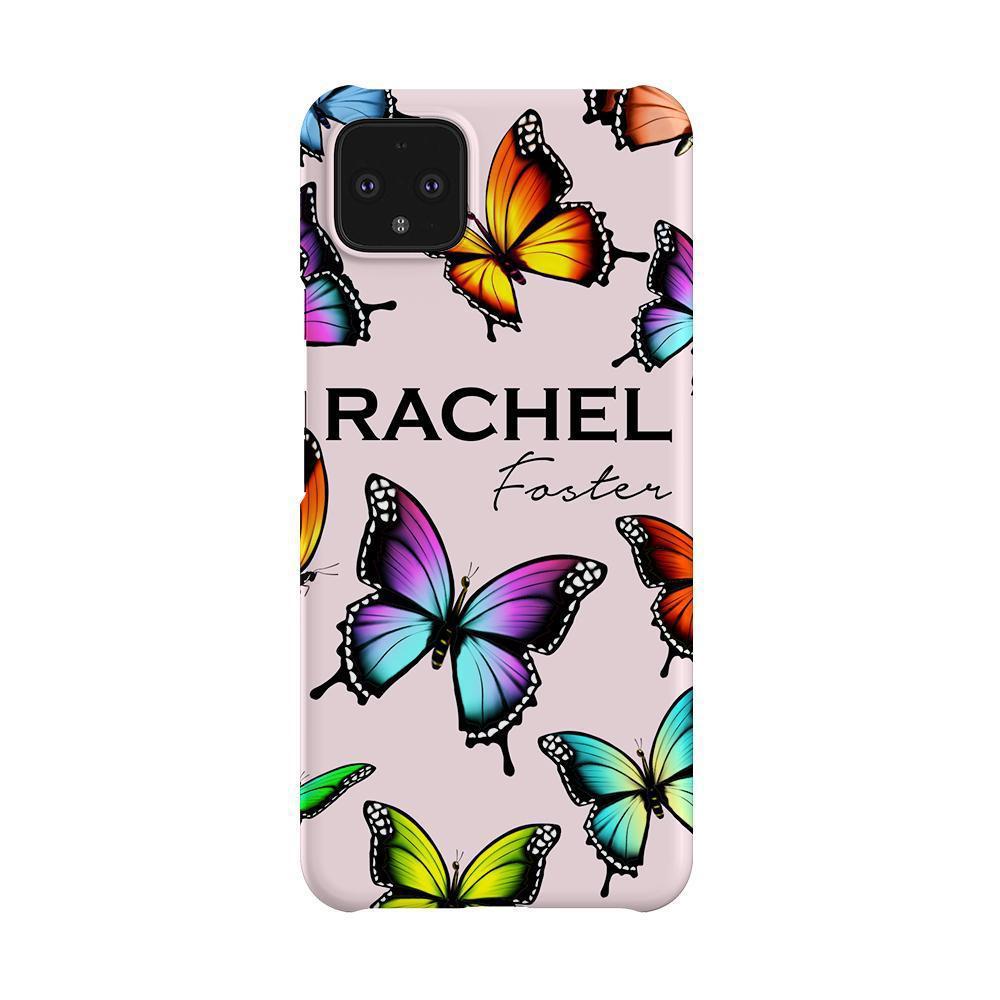 Personalised Butterfly Name Google Pixel 4XL Case