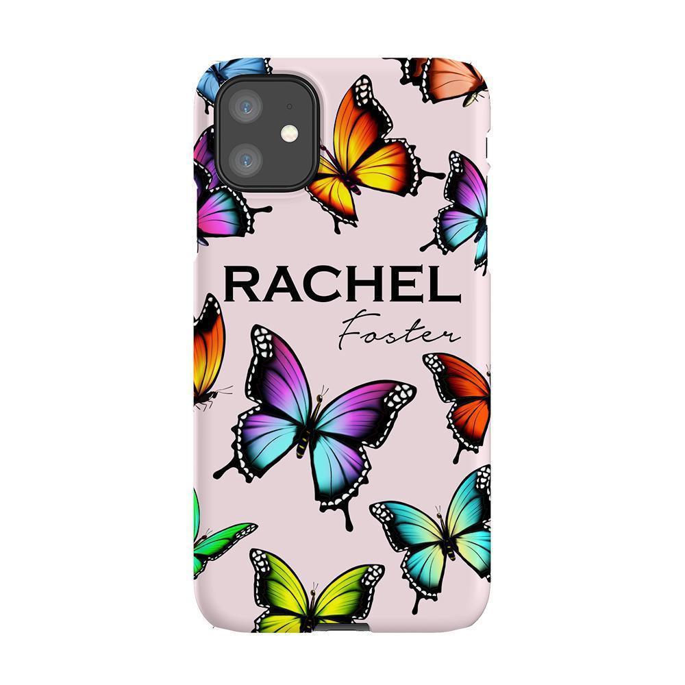 Personalised Butterfly Name iPhone 11 Case