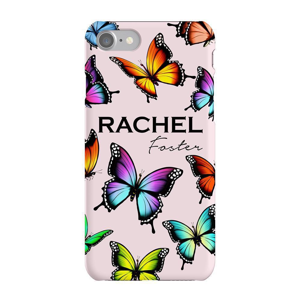Personalised Butterfly Name iPhone 7 Case