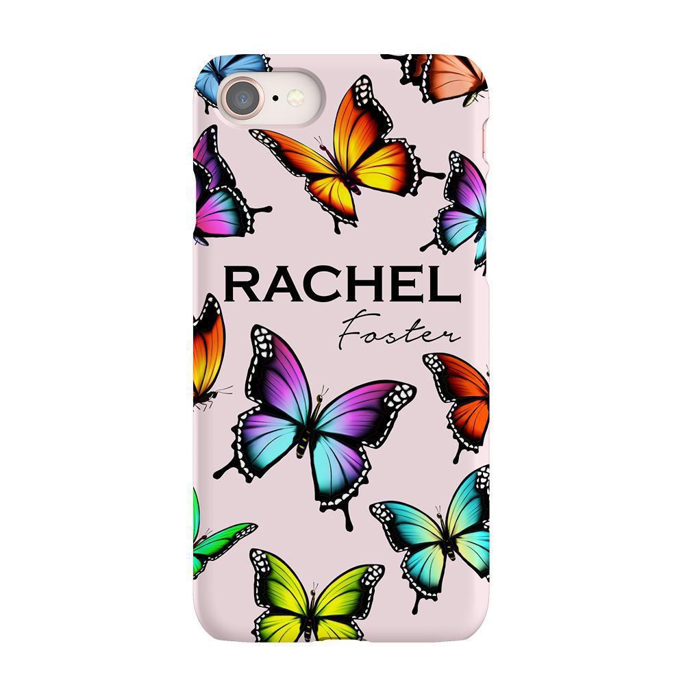 Personalised Butterfly Name iPhone 8 Case