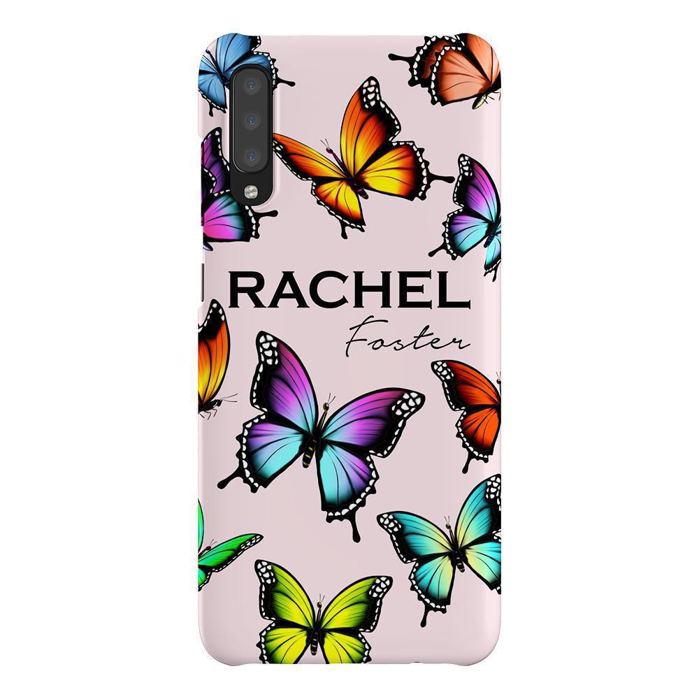 Personalised Butterfly Name Samsung Galaxy A70 Case