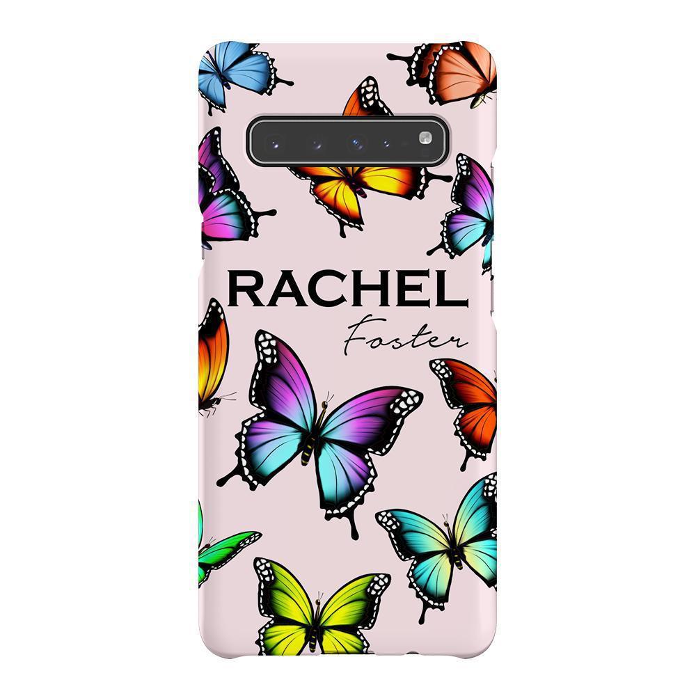 Personalised Butterfly Name Samsung Galaxy S10 5G Case
