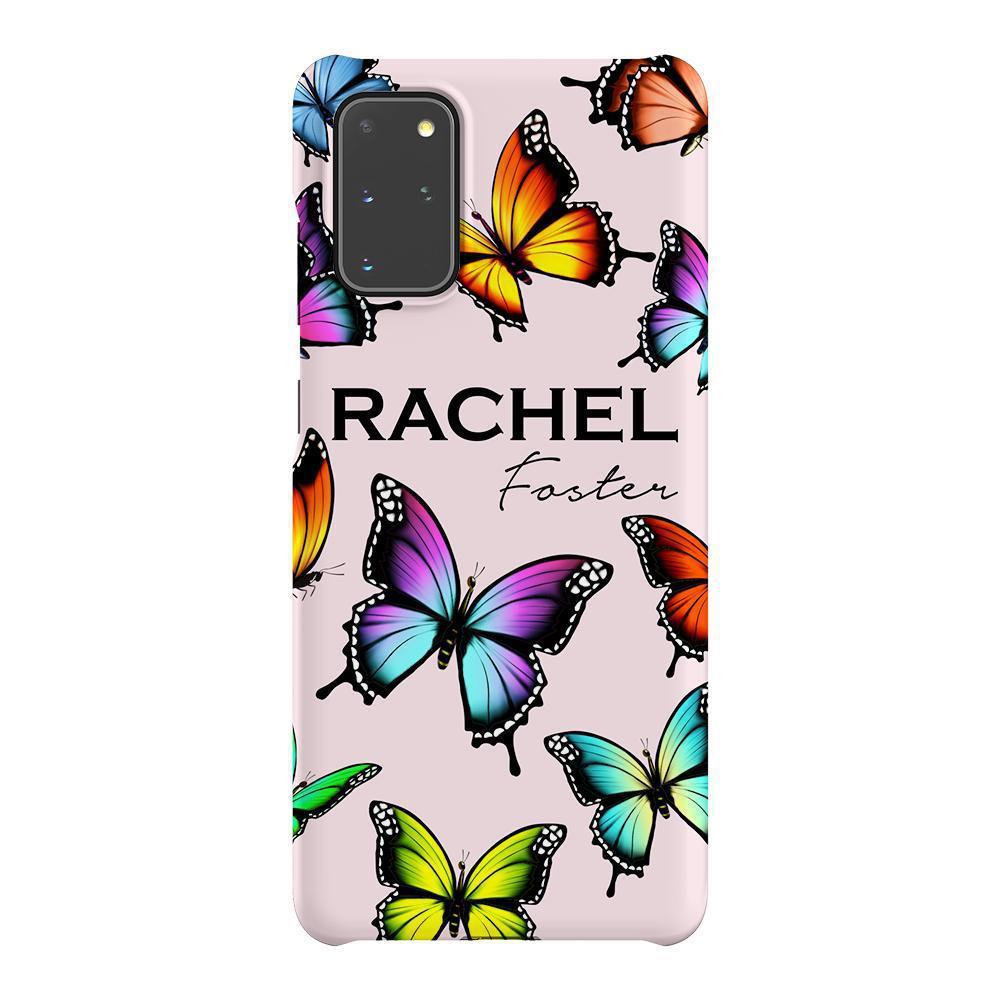 Personalised Butterfly Name Samsung Galaxy S20 Plus Case