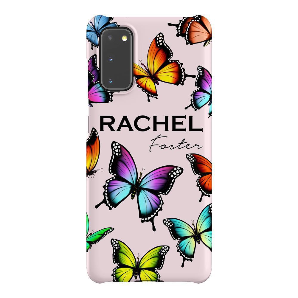 Personalised Butterfly Name Samsung Galaxy S20 FE Case