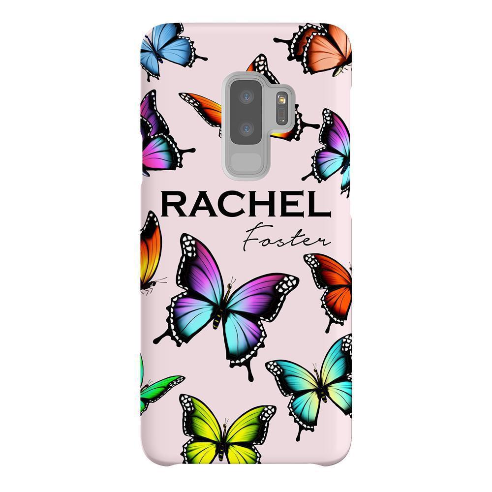 Personalised Butterfly Name Samsung Galaxy S9 Plus Case