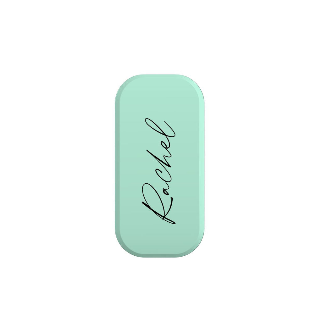 Personalised Pale Green Name Clickit Phone grip