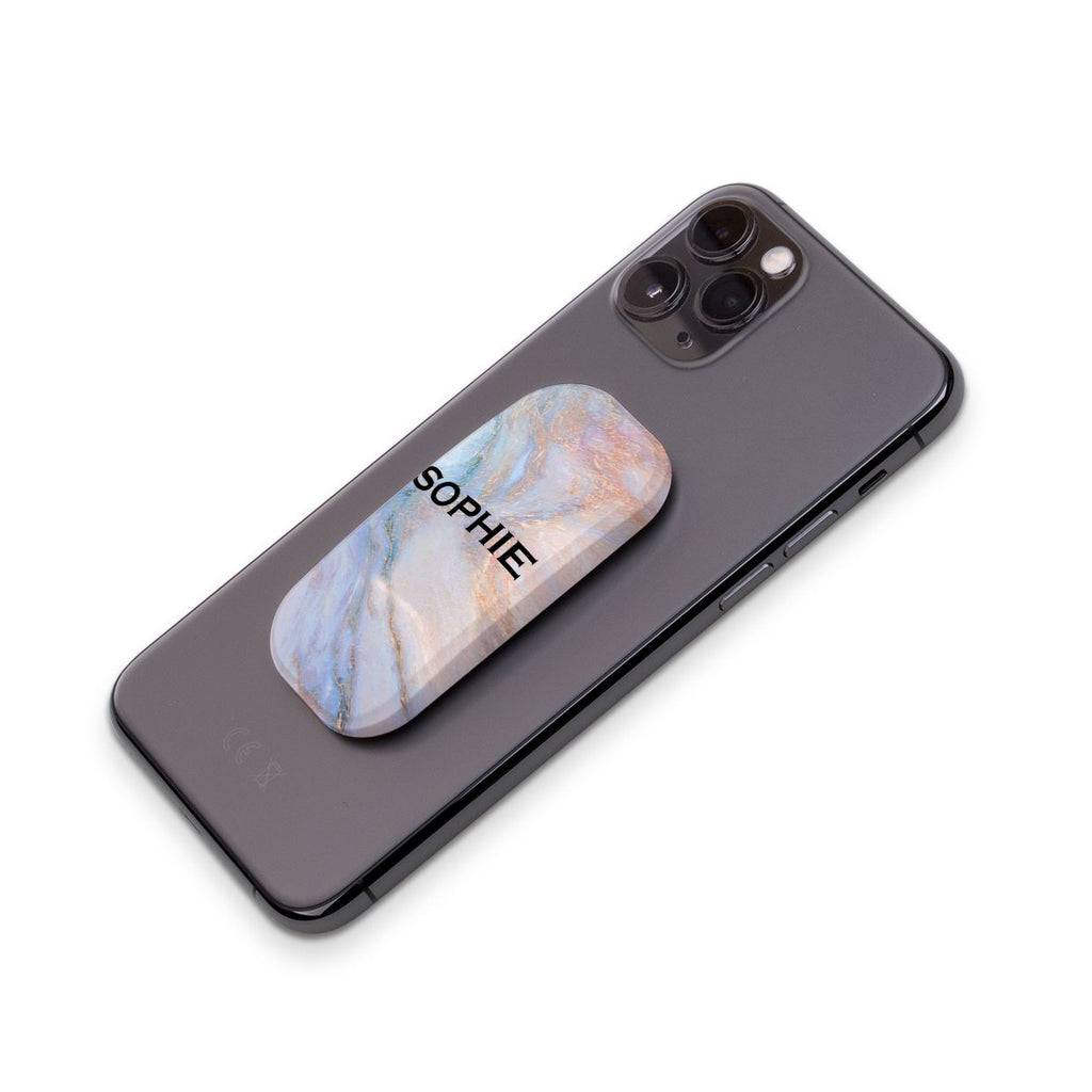 Personalised Moonshine Marble Name Clickit Phone grip