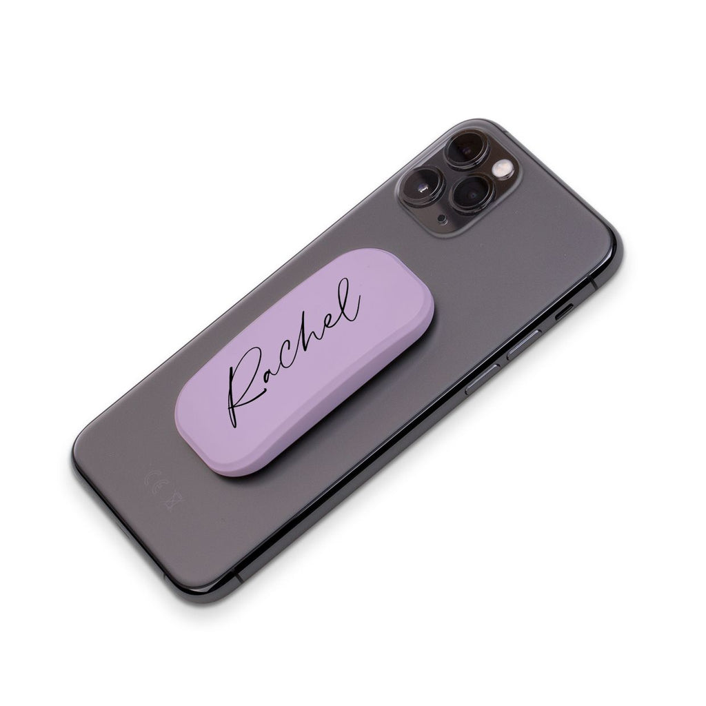 Personalised Purple Name Clickit Phone grip