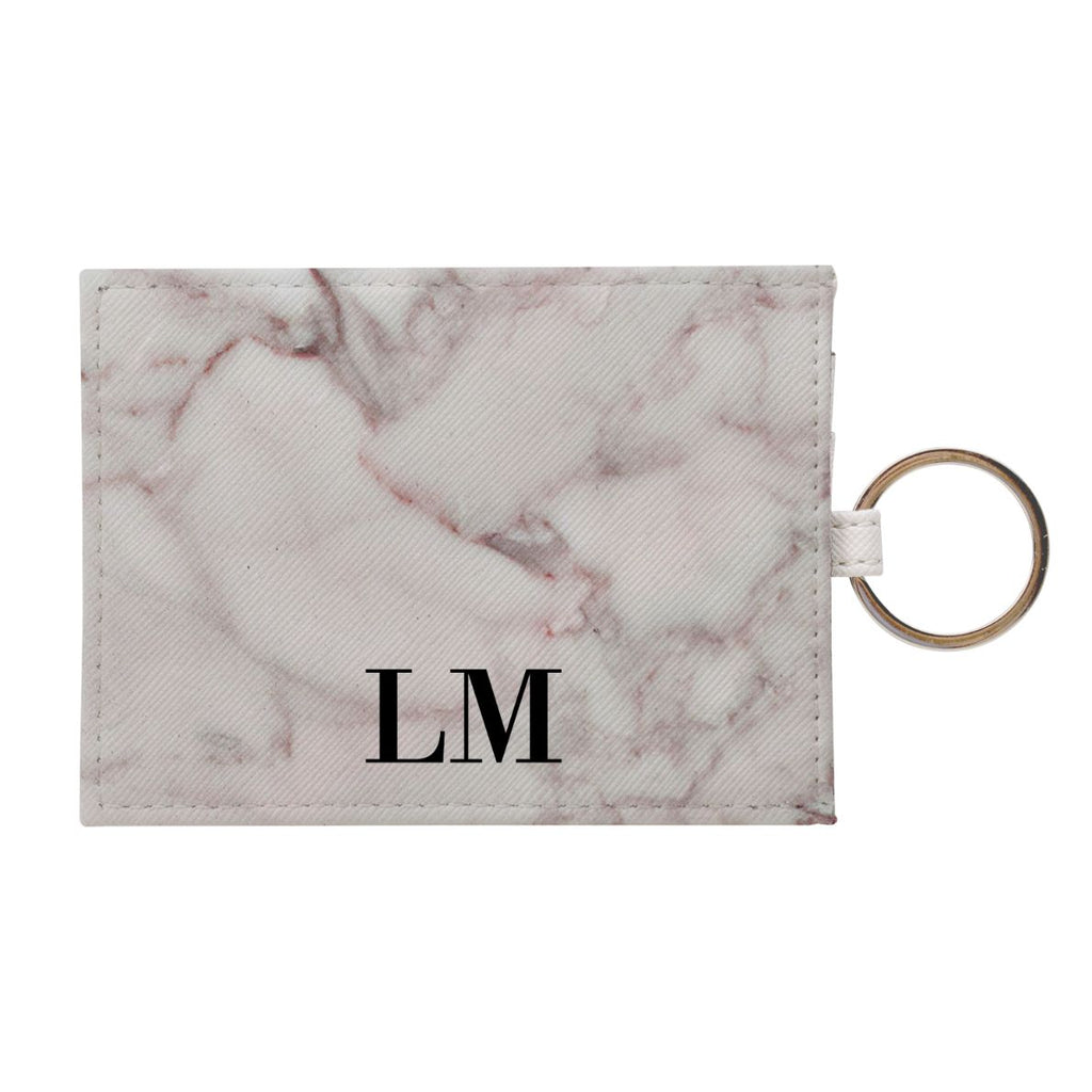 Personalised Napoli Marble Leather Card Holder