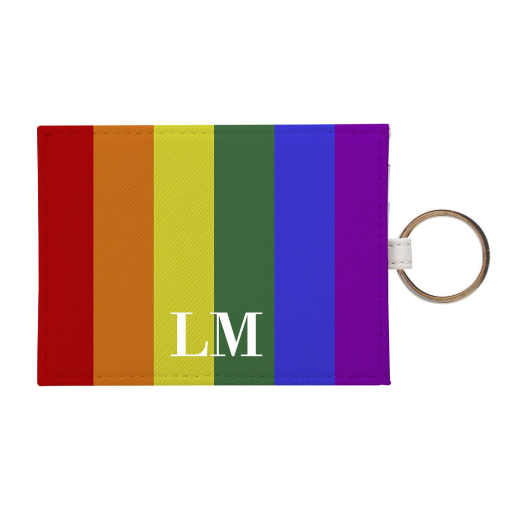 Personalised Pride Leather Card Holder