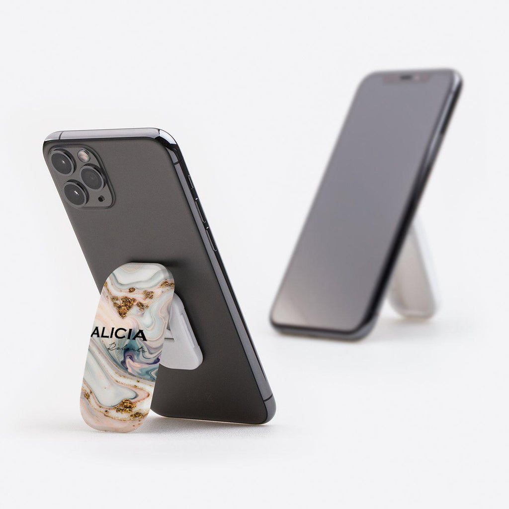 Personalised Fantasia Marble Name Clickit Phone grip