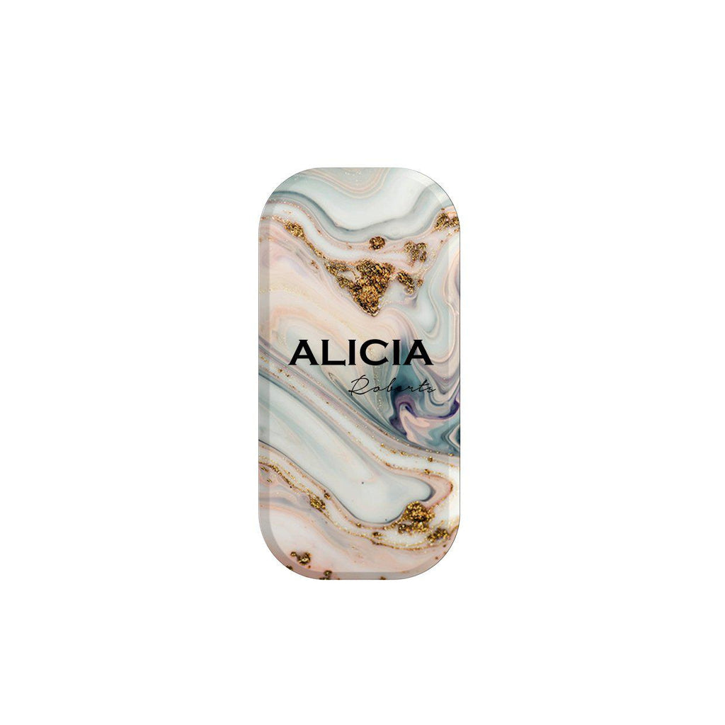 Personalised Fantasia Marble Name Clickit Phone grip