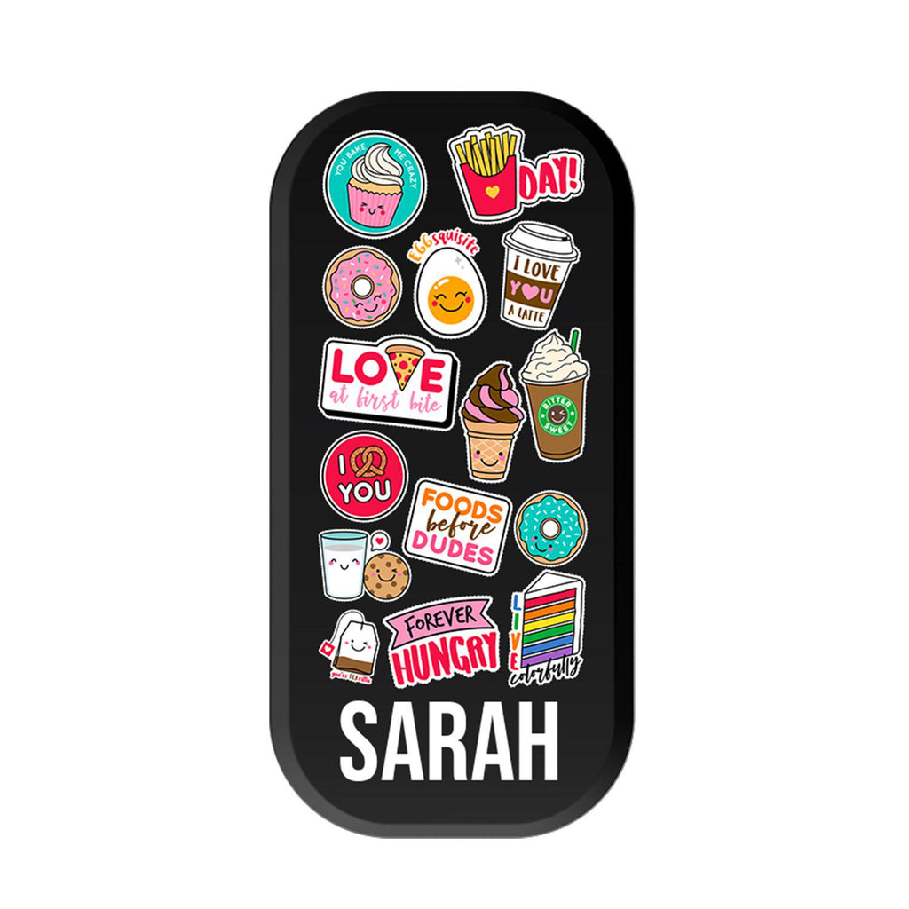Personalised Foodie Sticker Clickit Phone grip