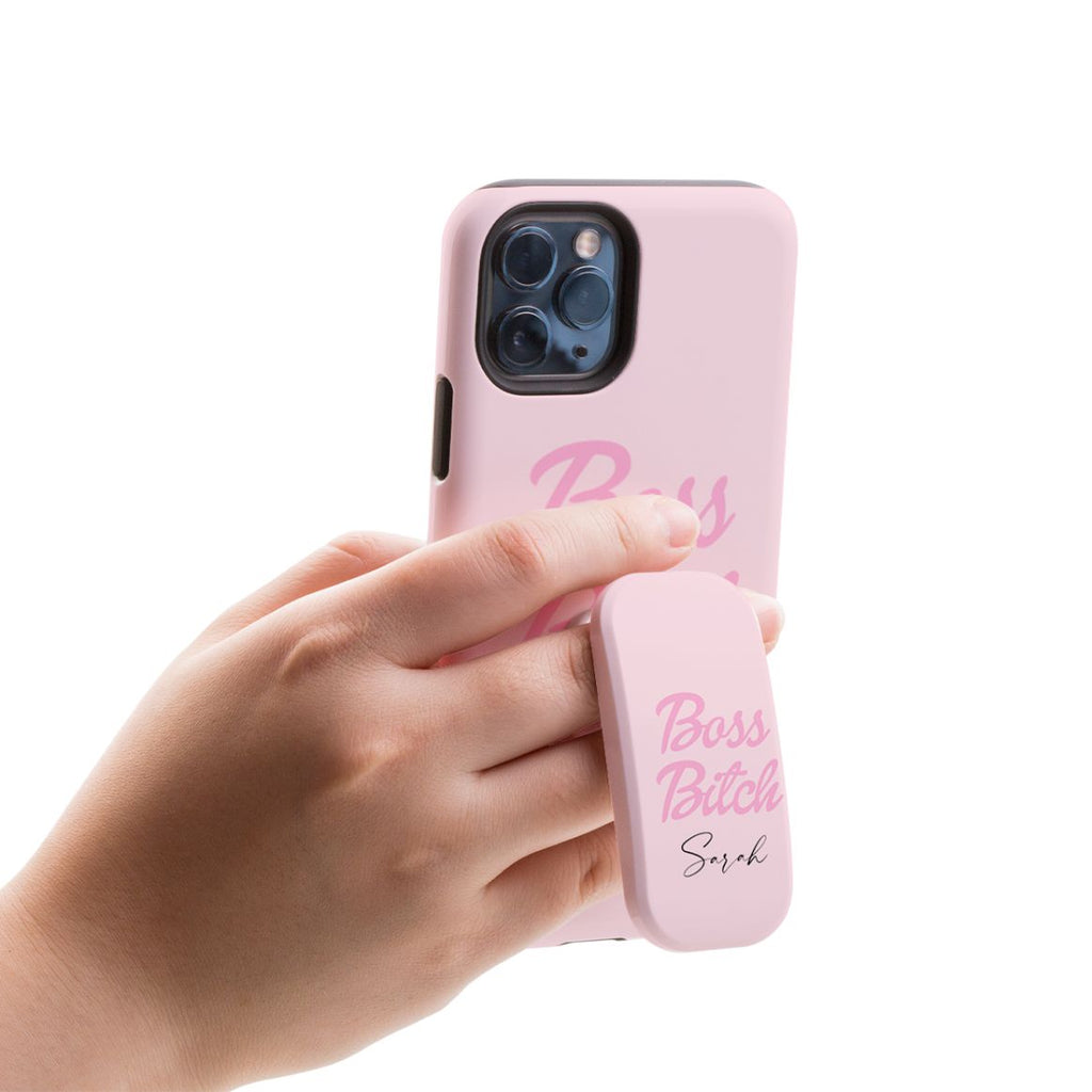 Personalised Boss B*tch Clickit Phone grip