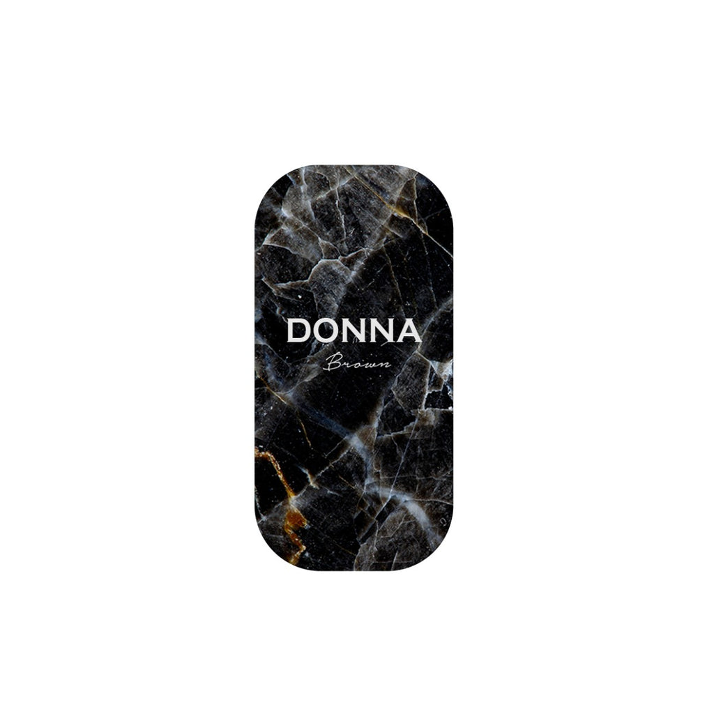 Personalised Midnight Marble Name Clickit Phone grip