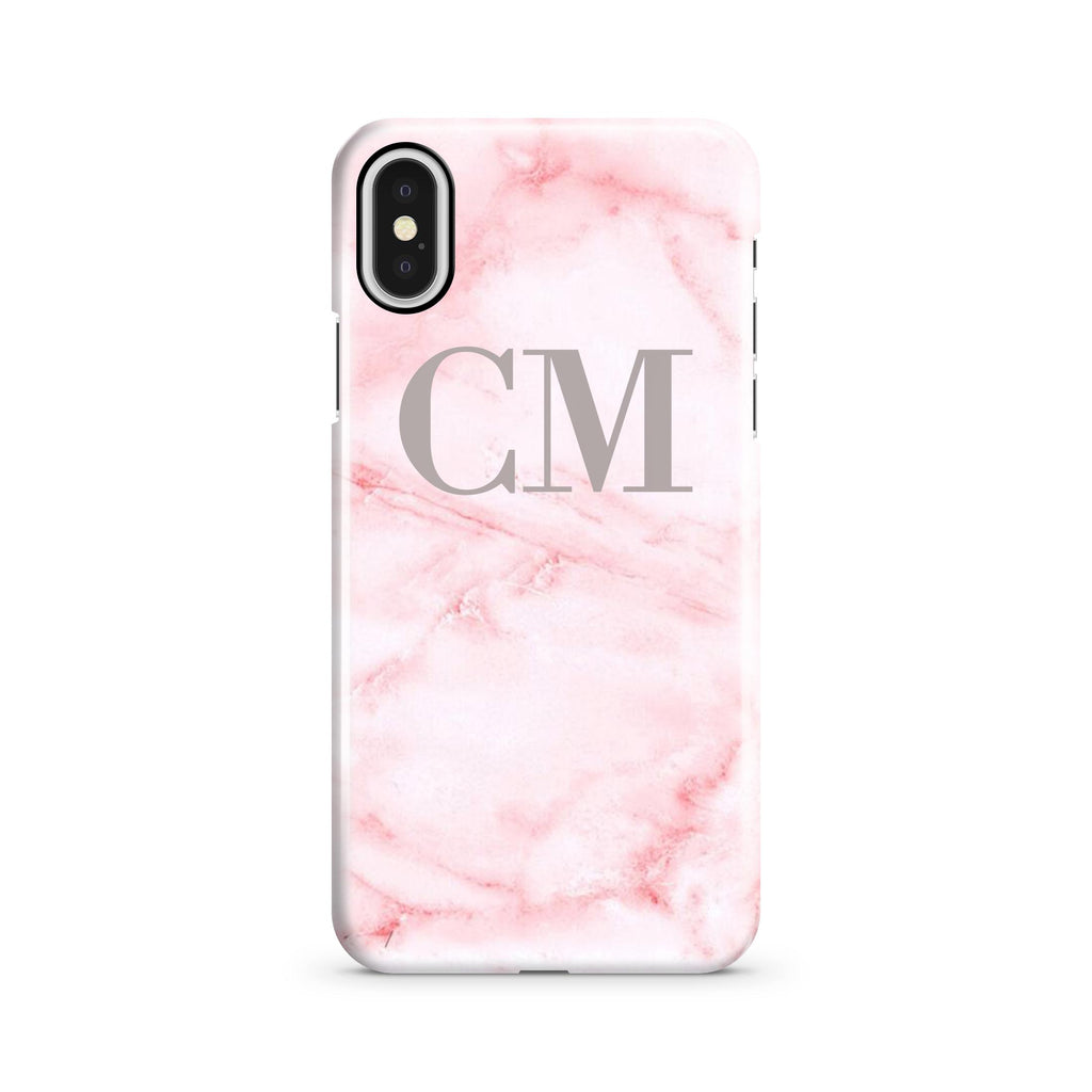 Personalised Cotton Candy Marble iPhone X Case