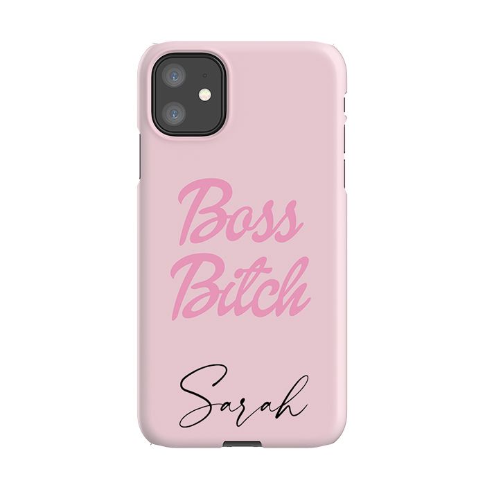 Personalised Boss B*tch iPhone 11 Case