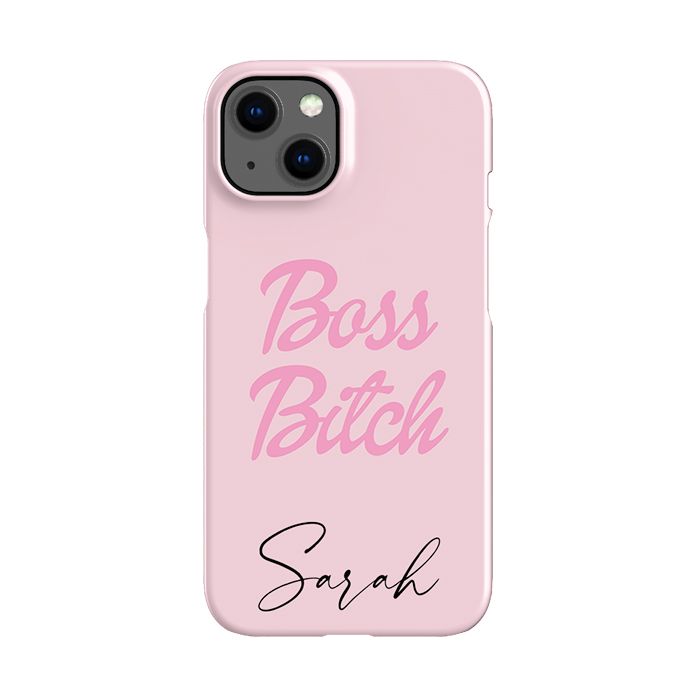 Personalised Boss B*tch iPhone 15 Plus Case