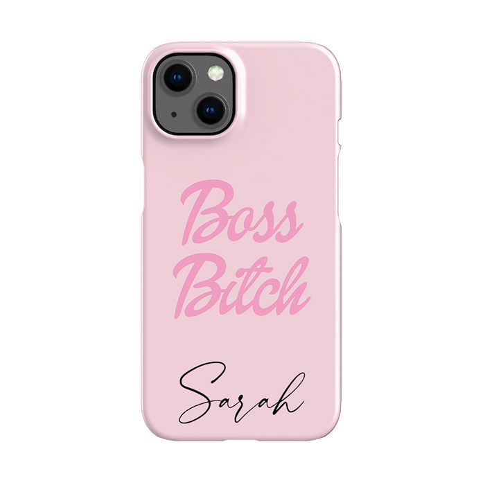Personalised Boss B*tch iPhone 14 Case