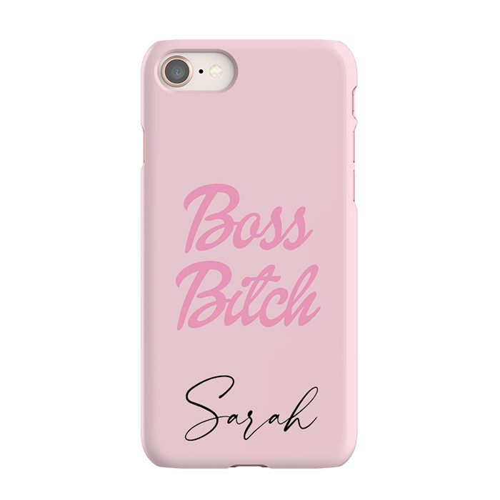 Personalised Boss B*tc iPhone 8 Case