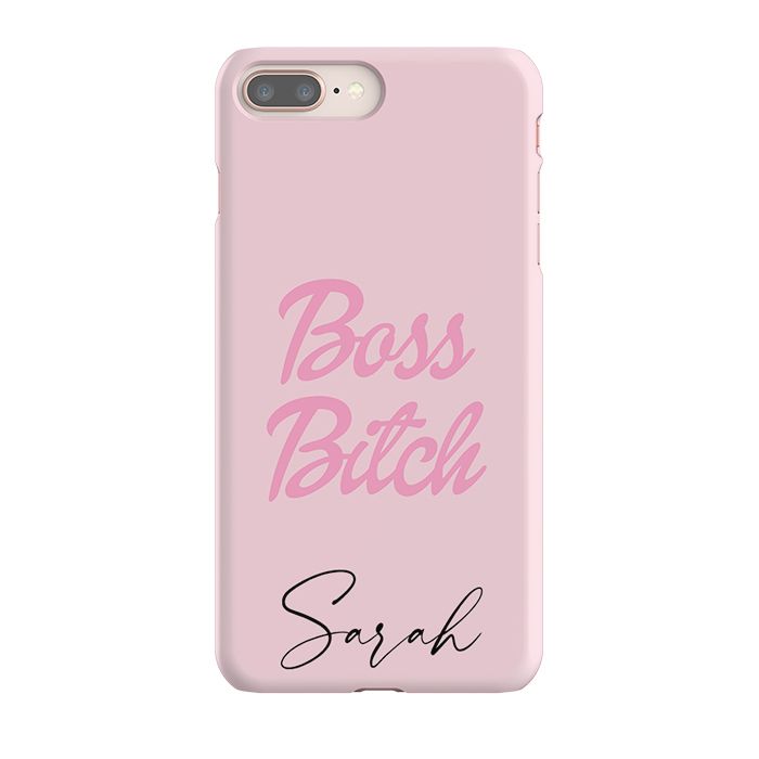 Personalised Boss B*tch iPhone 8 Plus Case