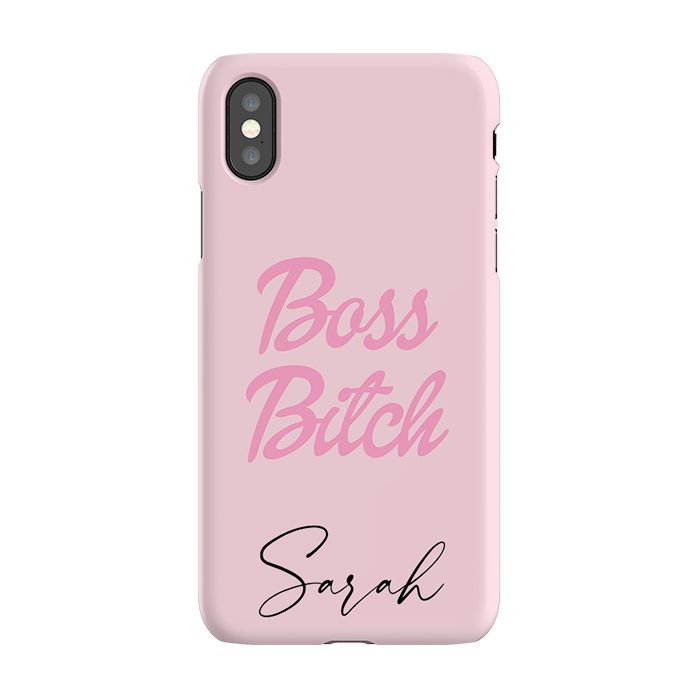 Personalised Boss B*tch iPhone XS Case