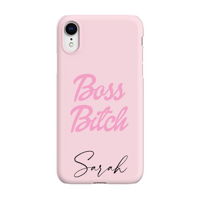Personalised Boss B*tch iPhone XR Case