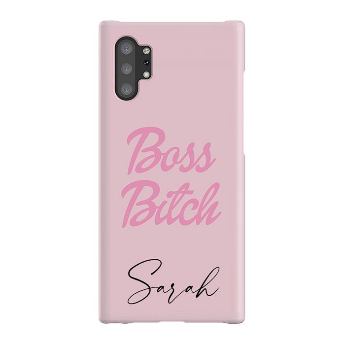 Personalised Boss B*tch Samsung Galaxy Note 10+ Case Case