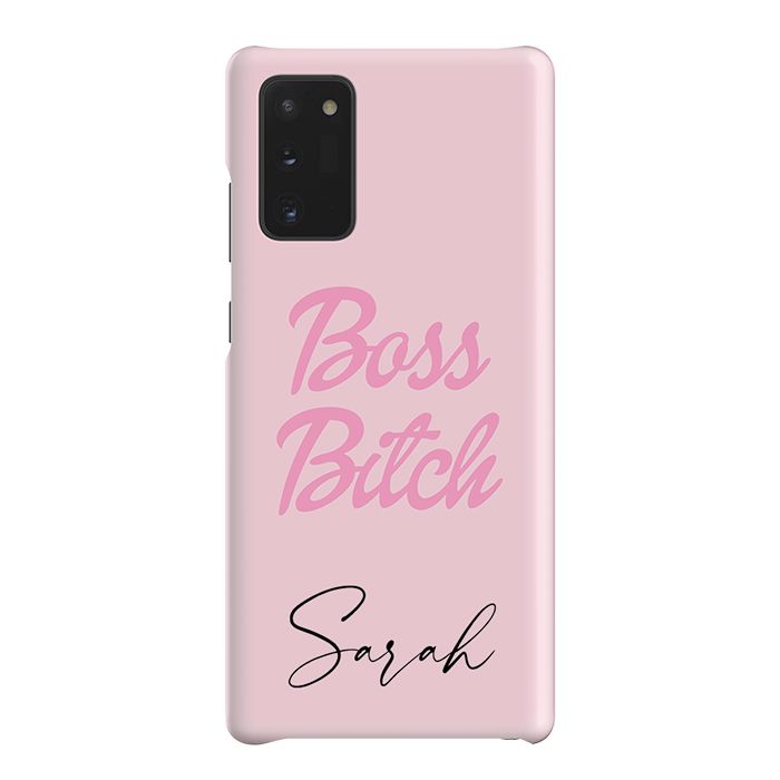 Personalised Boss B*tch Samsung Galaxy Note 20 Case