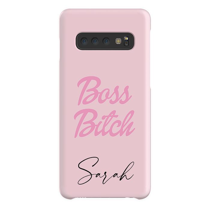 Personalised Boss B*tch Samsung Galaxy S10 Case