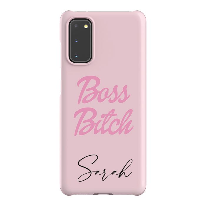 Personalised Boss B*tch Samsung Galaxy S20 Case